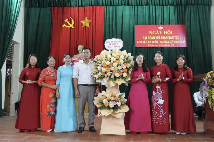 Ngày hội Đại đoàn kết thôn Thái Hòa, xã Quảng Bị lan tỏa tinh thần đoàn kết, xây dựng khu dân cư văn minh