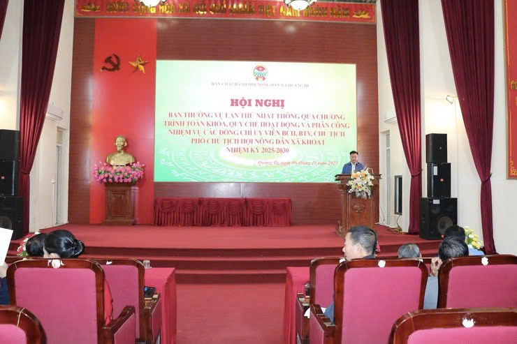 Hội Nông dân xã Quảng Bị thống nhất chương trình hành động toàn khóa nhiệm kỳ 2025 – 2030