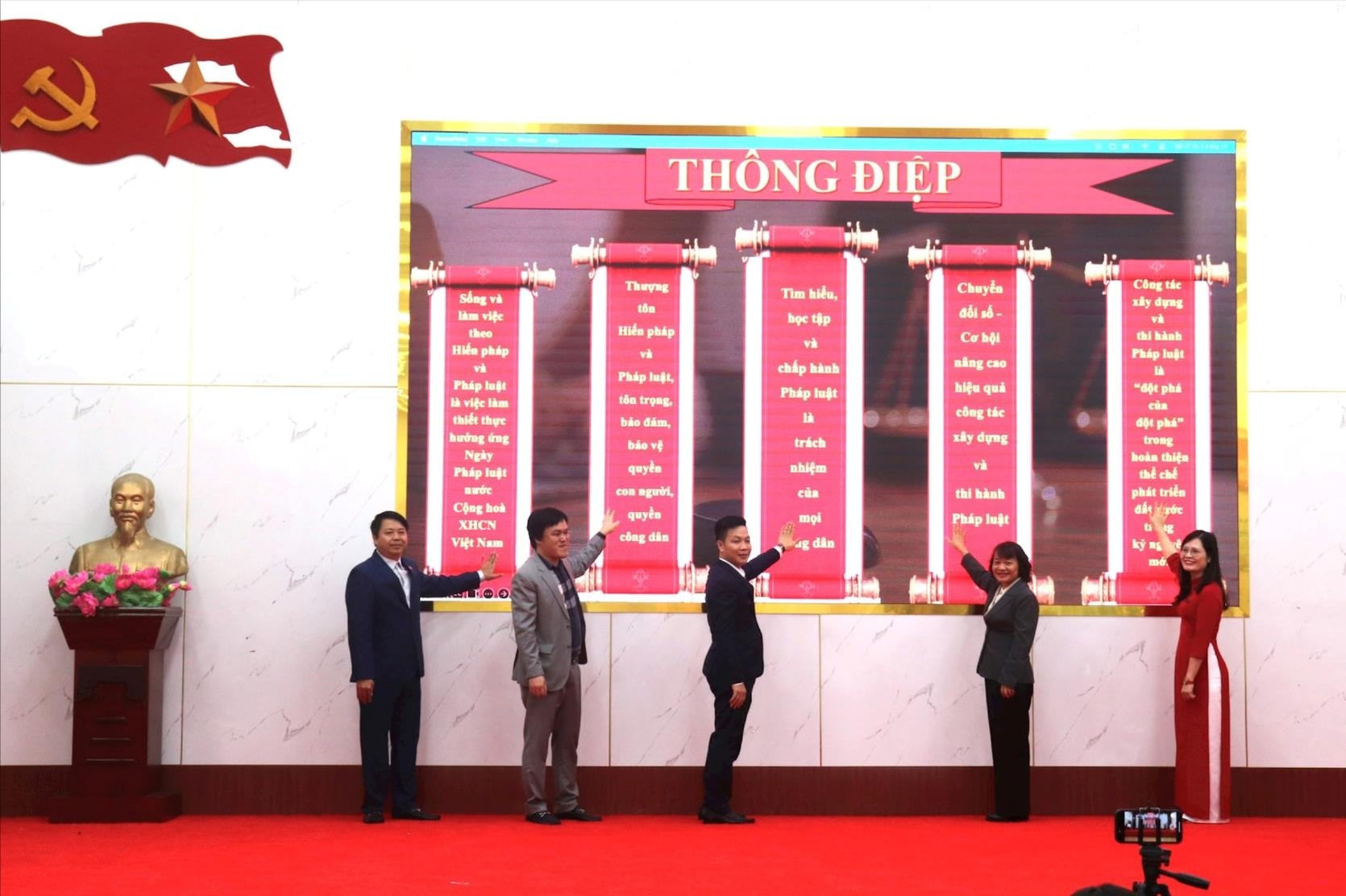 Phường Yên Sở lan tỏa tinh thần thượng tôn pháp luật trong trường học
