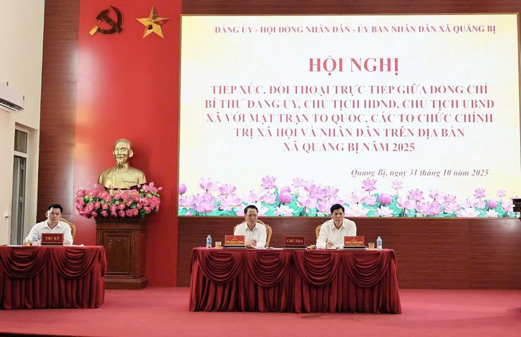 Đối thoại trực tiếp để nâng cao hiệu quả quản lý, đáp ứng nguyện vọng của nhân dân xã Quảng Bị
