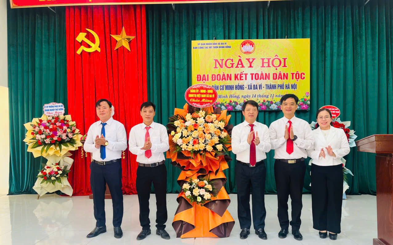 Ngày hội Đại đoàn kết lan tỏa tinh thần gắn bó, đồng thuận trong cộng đồng dân cư xã Ba Vì