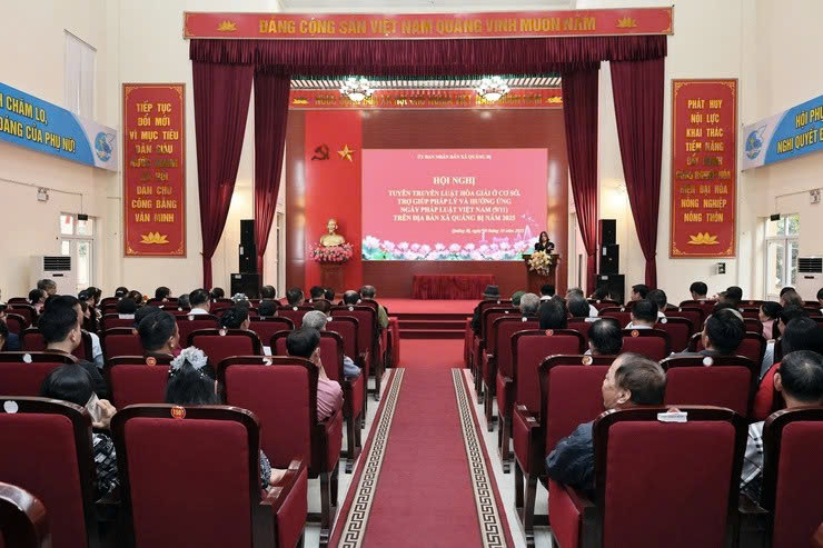 Xã Quảng Bị đẩy mạnh tuyên truyền pháp luật, nâng cao hiệu quả công tác hòa giải ở cơ sở