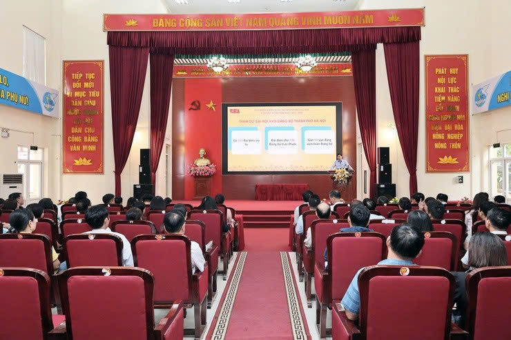 Xã Quảng Bị tuyên truyền kết quả Đại hội Đảng bộ thành phố Hà Nội lần thứ XVIII và triển khai nhiệm vụ bầu cử nhiệm kỳ 2026-2031
