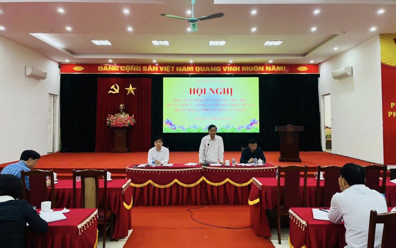 Xã Ba Vì tập trung tháo gỡ khó khăn, đẩy mạnh nhiệm vụ phát triển kinh tế - xã hội những tháng cuối năm 2025