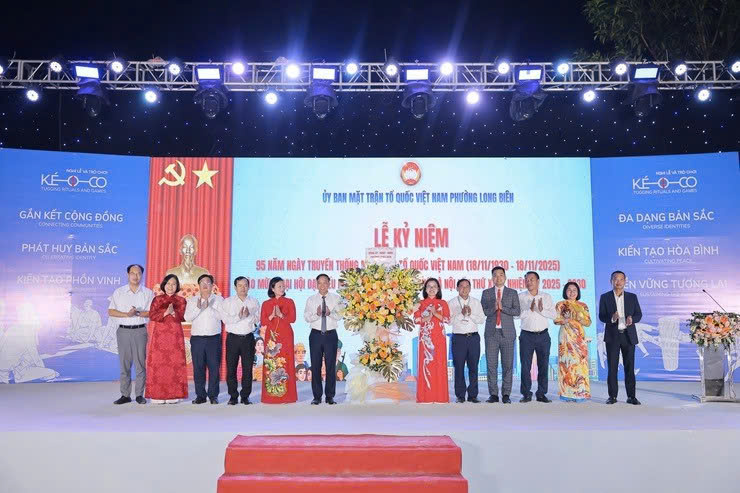 Phường Long Biên tổ chức Ngày hội Đại đoàn kết toàn dân tộc quy mô toàn phường, lan tỏa sức mạnh khối đại đoàn kết trong giai đoạn mới