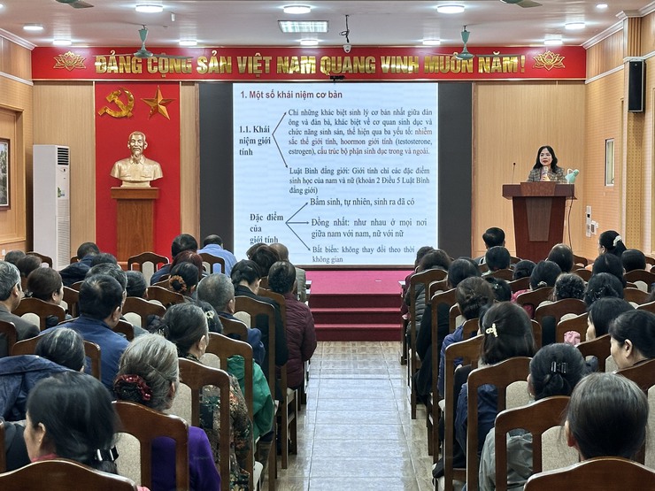 Xã Đại Thanh đẩy mạnh tuyên truyền bình đẳng giới, xây dựng gia đình an toàn trong kỷ nguyên số