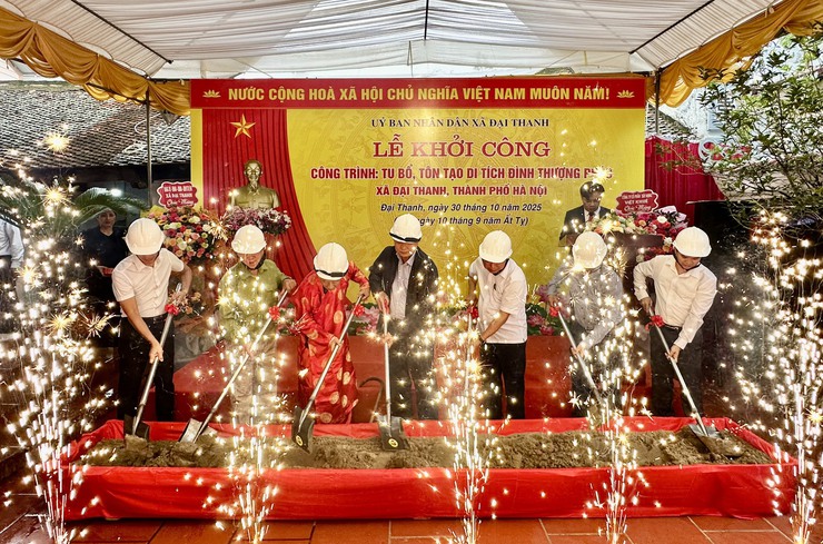 Khởi công tu bổ, tôn tạo Di tích lịch sử đình Thượng Phúc