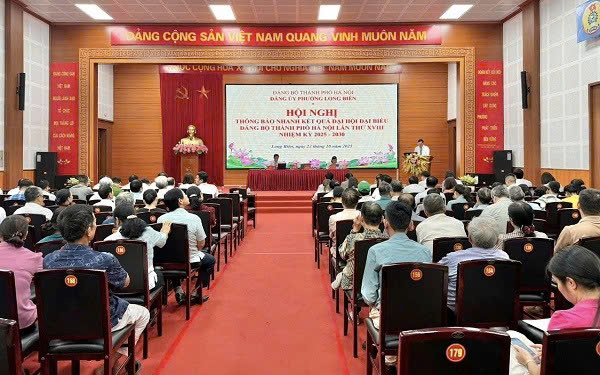Đảng bộ phường Long Biên thống nhất chương trình, nghị quyết trọng tâm, tạo đà triển khai nhiệm vụ ngay từ đầu nhiệm kỳ