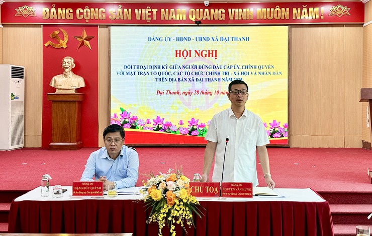 Xã Đại Thanh đối thoại trực tiếp với nhân dân, quyết liệt tháo gỡ vướng mắc trong vận hành mô hình chính quyền địa phương hai cấp