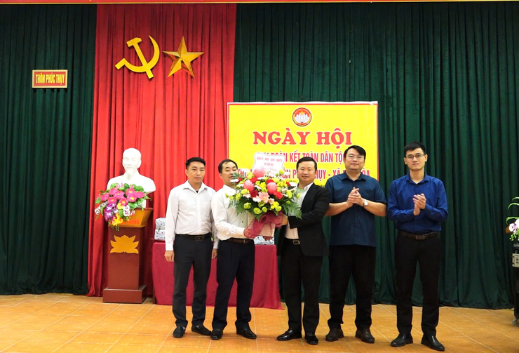 Thôn Phúc Thụy, xã Dân Hoà rộn ràng Ngày hội Đại đoàn kết toàn dân tộc