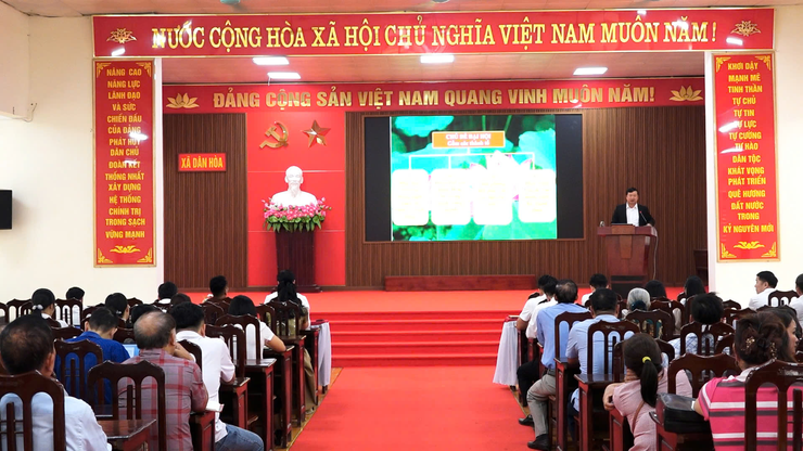Đảng ủy xã Dân Hòa quán triệt kết quả Đại hội Đảng bộ thành phố và triển khai công tác bầu cử nhiệm kỳ 2026-2031