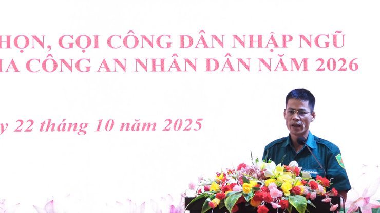 Xã Dân Hòa triển khai công tác tuyển chọn, gọi công dân nhập ngũ năm 2026 bảo đảm chặt chẽ, đúng quy định