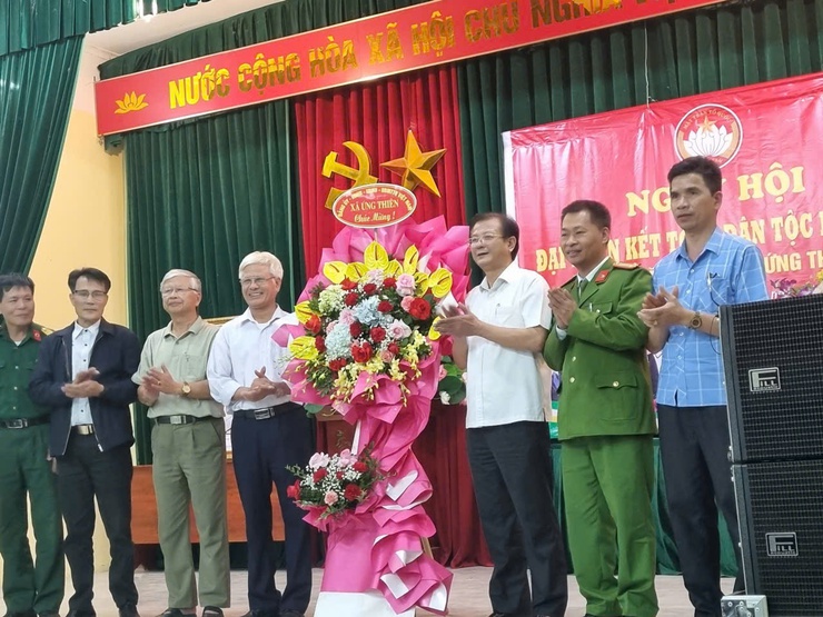 Ngày hội Đại đoàn kết tại xã Ứng Thiên lan tỏa tinh thần gắn bó, chung sức xây dựng quê hương