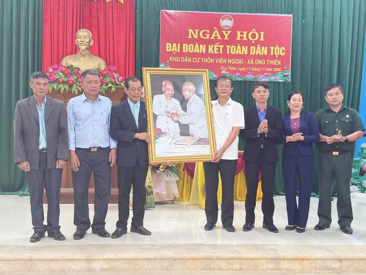 Thôn Viên Ngoại (xã Ứng Thiên) phát huy sức mạnh đại đoàn kết, xây dựng đời sống văn hóa bền vững