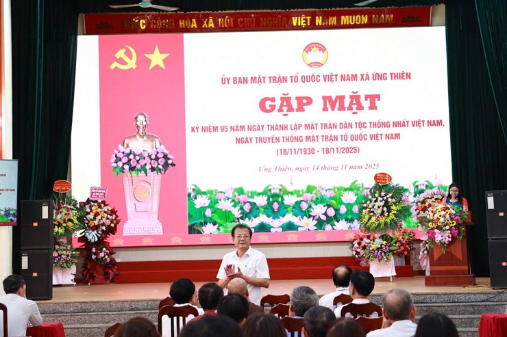Xã Ứng Thiên: Lan tỏa sức mạnh đại đoàn kết trong Ngày hội Mặt trận Tổ quốc Việt Nam