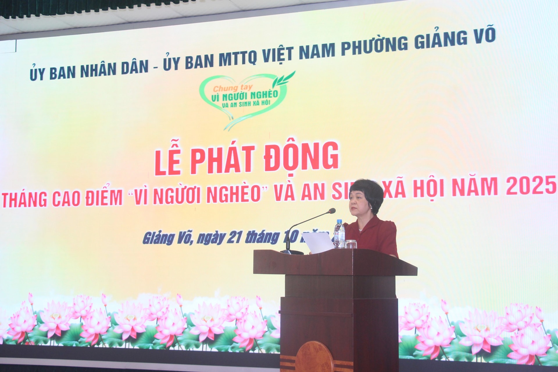 Phường Giảng Võ phát động Tháng cao điểm vì người nghèo và an sinh xã hội năm 2025