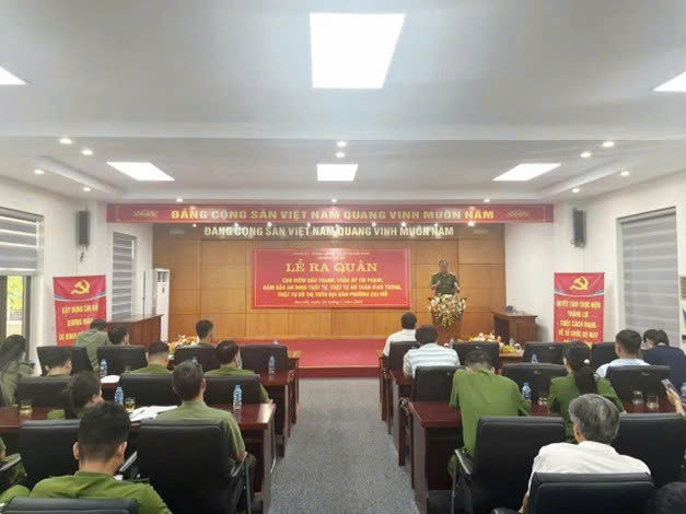 Phường Đại Mỗ ra quân cao điểm bảo đảm an ninh trật tự, hướng tới chào mừng các sự kiện chính trị trọng đại