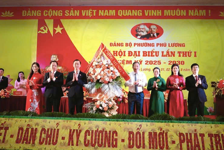 Đại hội Đảng bộ phường Phú Lương khóa I: Quyết tâm kiến tạo đô thị hiện đại, giàu đẹp trong kỷ nguyên mới