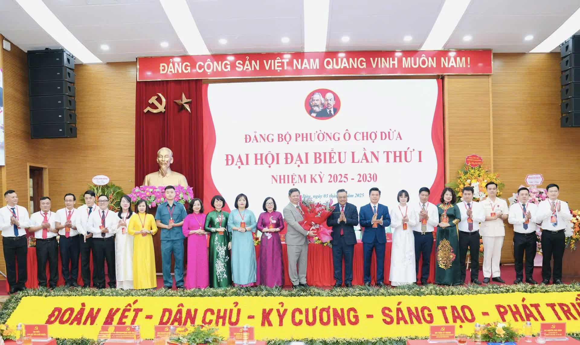 Đảng bộ phường Ô Chợ Dừa xác lập mục tiêu đột phá nhiệm kỳ 2025-2030