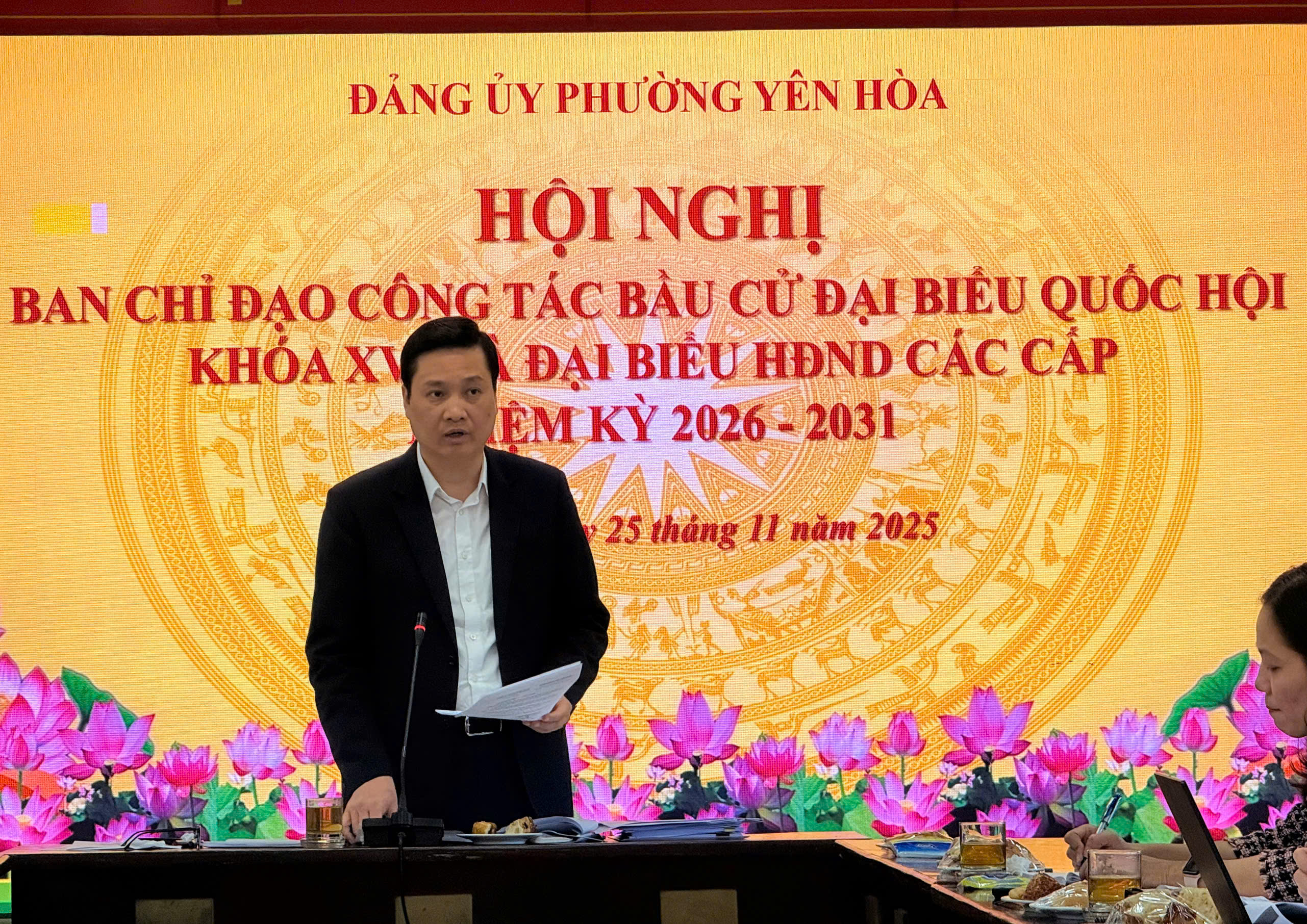 Phường Yên Hoà chủ động hoàn thiện các bước chuẩn bị cho bầu cử Quốc hội khóa XVI và HĐND các cấp nhiệm kỳ 2026-2031