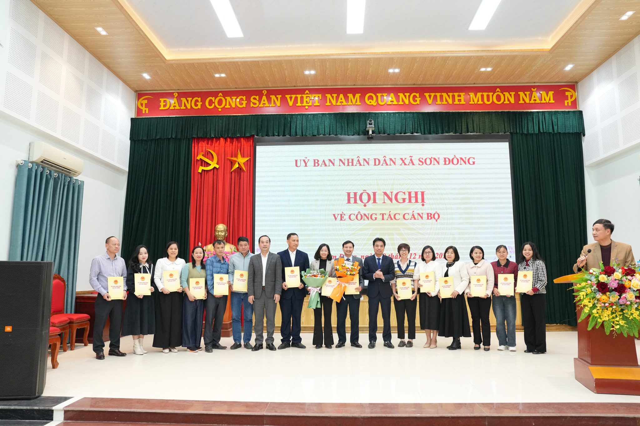 Xã Sơn Đồng kiện toàn tổ chức bộ máy, đáp ứng yêu cầu vận hành mô hình chính quyền địa phương hai cấp