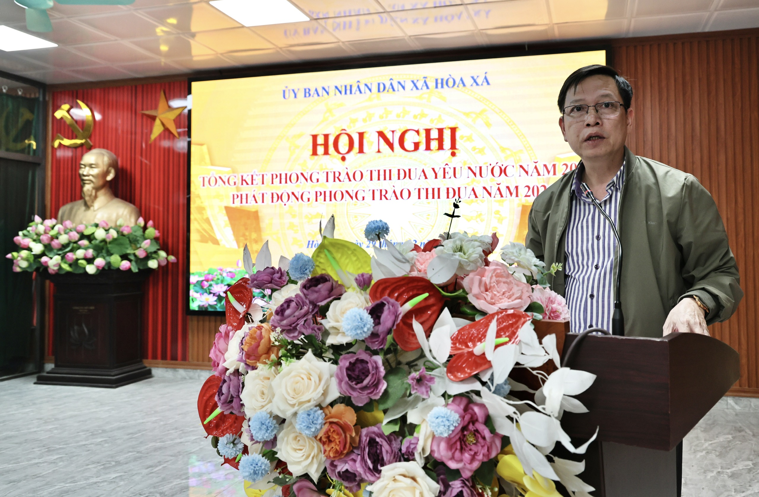 Xã Hòa Xá tổng kết phong trào thi đua yêu nước năm 2025, tạo động lực hoàn thành nhiệm vụ năm 2026