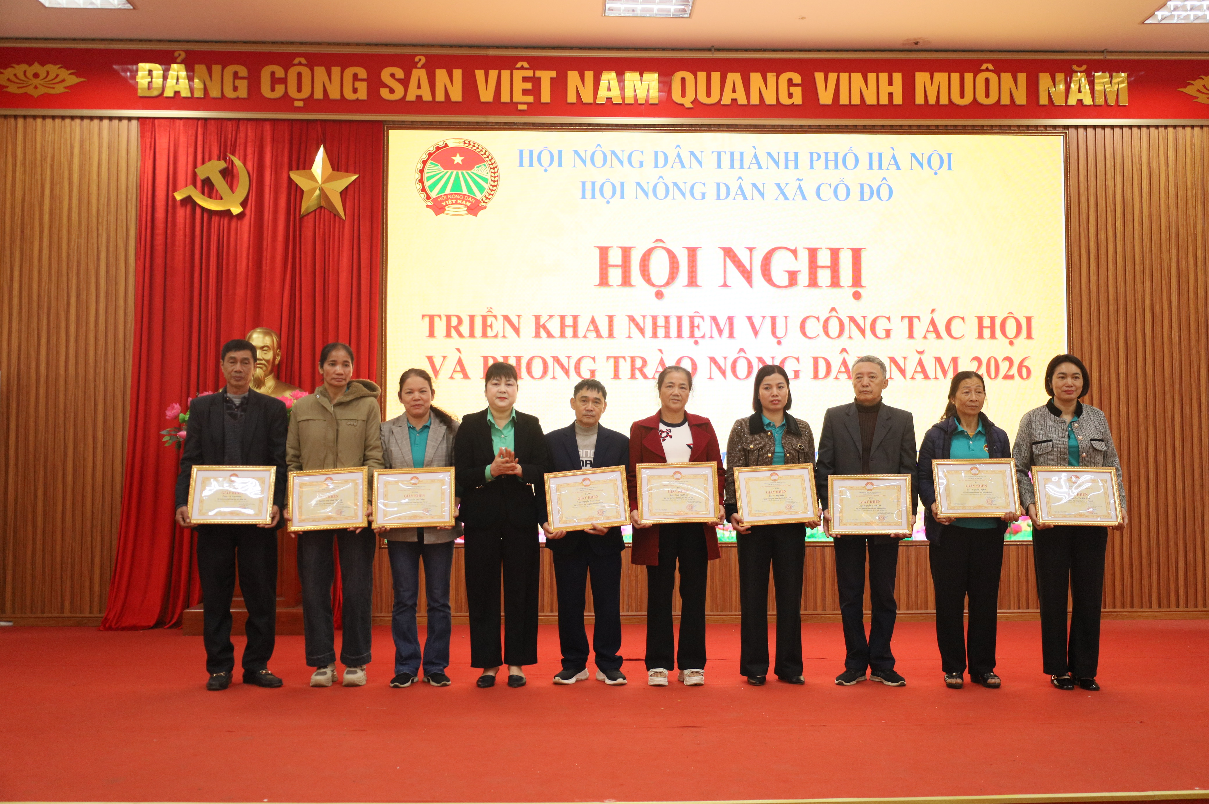 Hội Nông dân xã Cổ Đô triển khai nhiệm vụ năm 2026, hướng tới xây dựng tổ chức hội vững mạnh, nông thôn phát triển bền vững