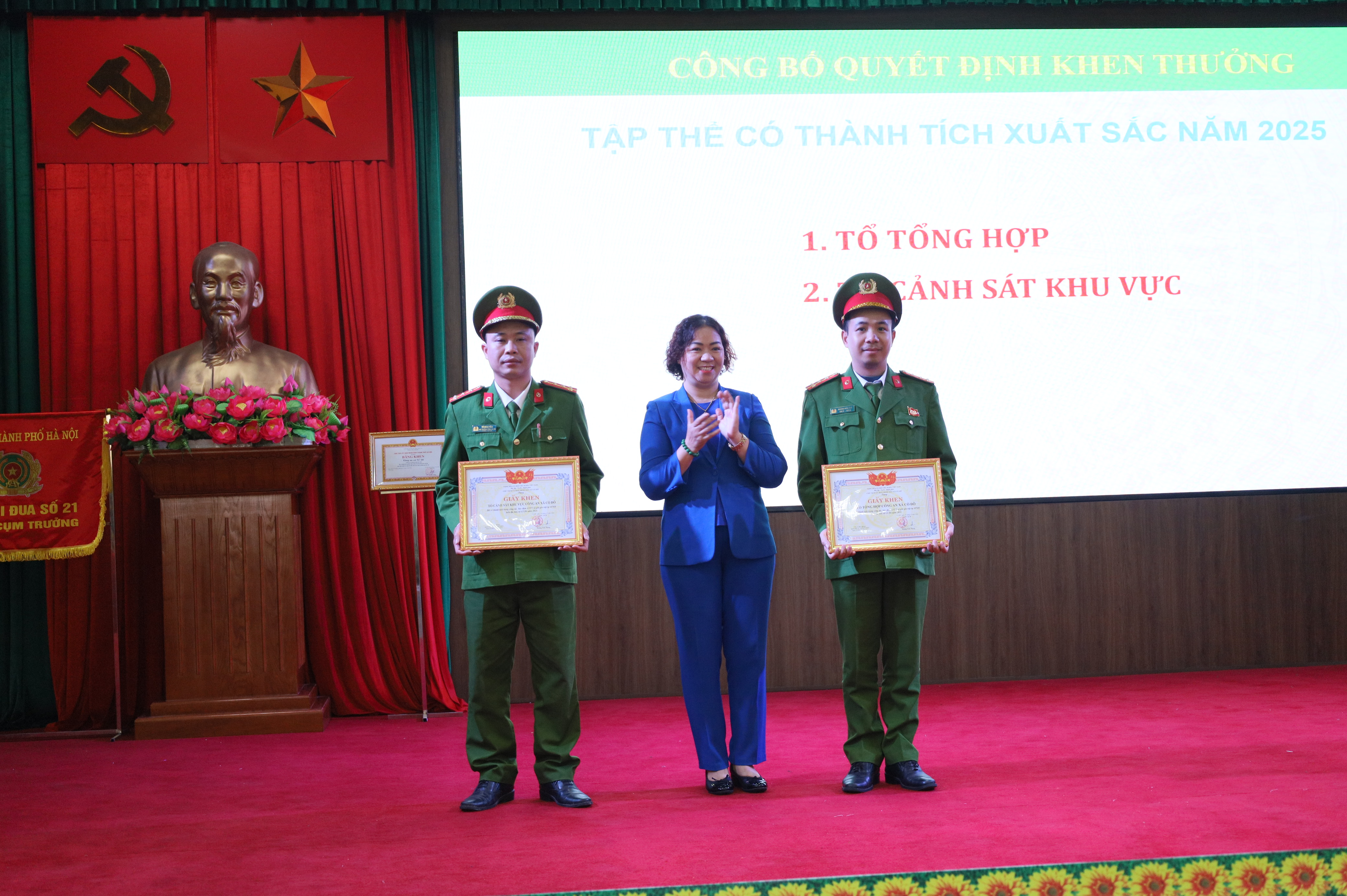 Công an xã Cổ Đô tổng kết công tác năm 2025, triển khai nhiệm vụ năm 2026