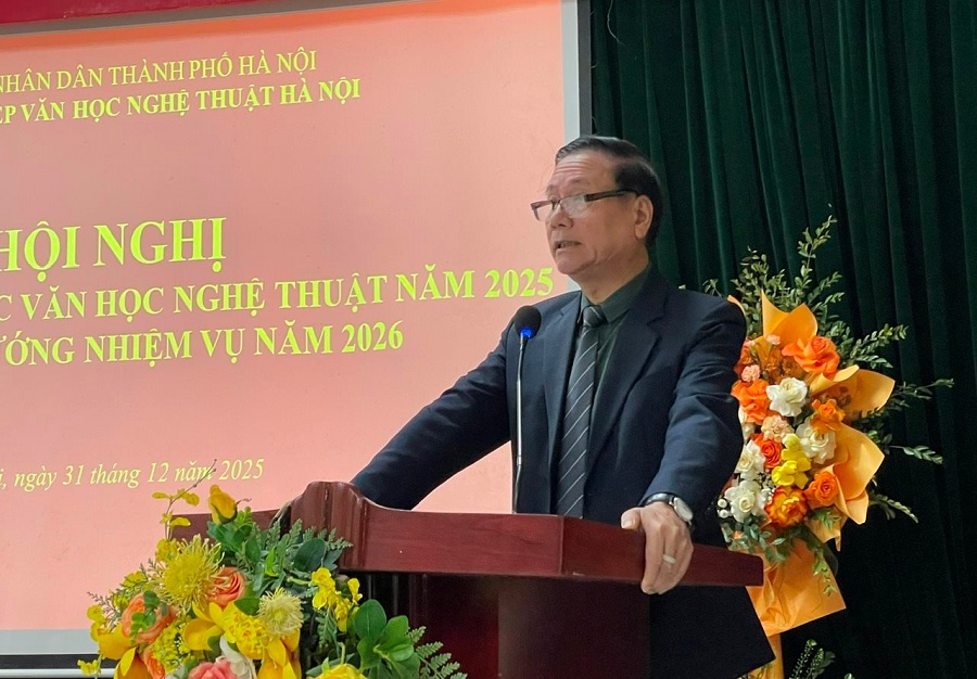 Hội Liên hiệp Văn học Nghệ thuật Hà Nội tổng kết hoạt động năm 2025, định hướng nhiệm vụ năm 2026