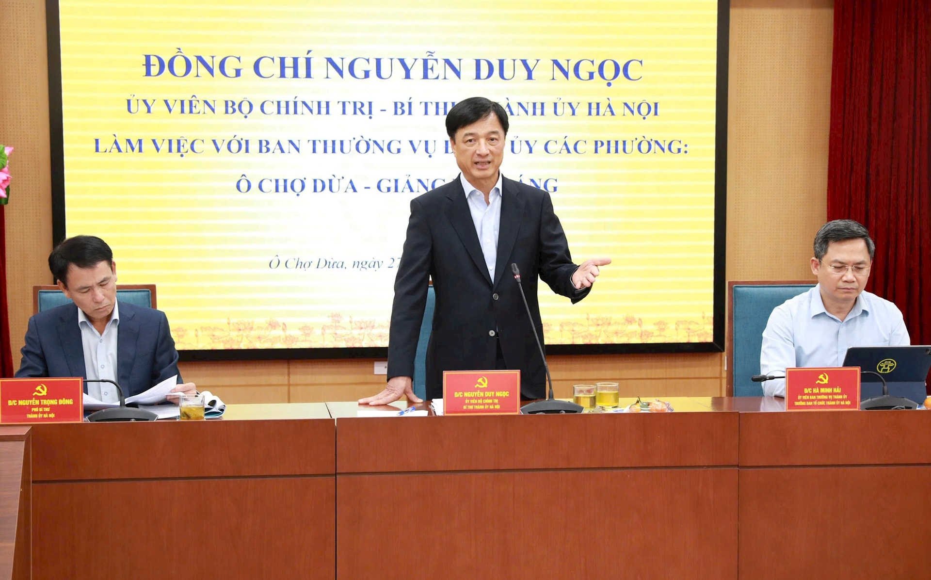 Các phường Láng, Giảng Võ, Ô Chợ Dừa: Đẩy nhanh tiến độ giải phóng mặt bằnd dự án Vành đai 1
