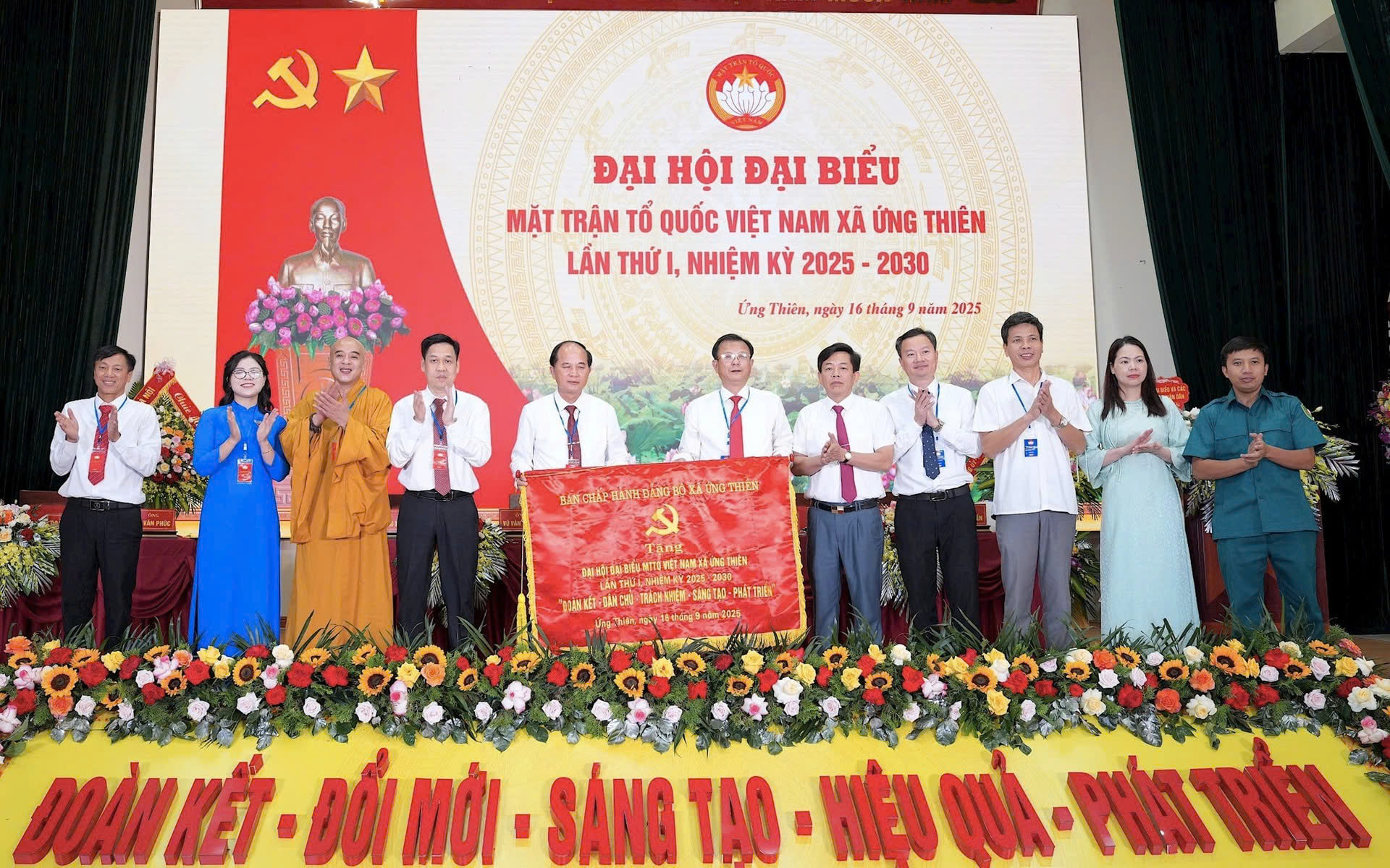 Uỷ ban Mặt trận Tổ quốc xã Ứng Thiên phát huy sức mạnh đại đoàn kết, hướng tới mục tiêu nông thôn mới nâng cao vào năm 2029