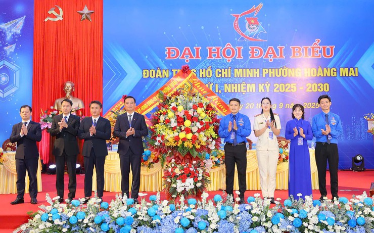 Đoàn phường Hoàng Mai nhiệm kỳ 2025-2030: Khẳng định vai trò xung kích của tuổi trẻ trong kỷ nguyên số