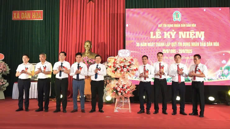 Quỹ tín dụng nhân dân xã Dân Hòa kỷ niệm 30 năm hành trình dựng xây và lan tỏa niềm tin cộng đồng