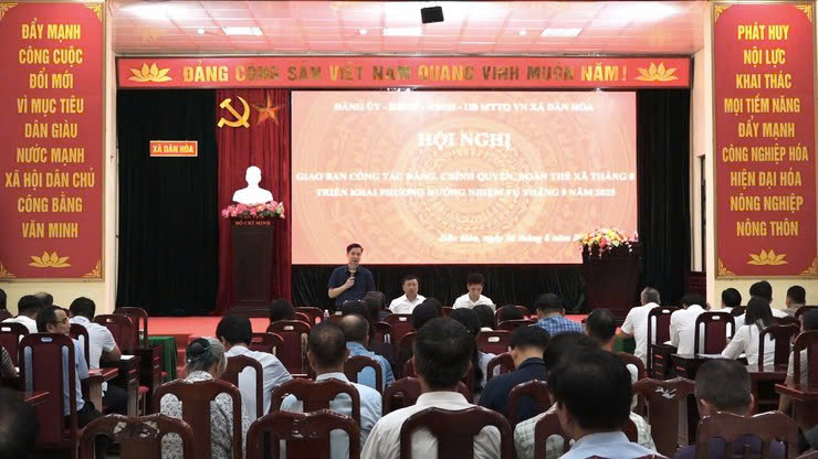 Xã Dân Hòa tăng cường điều hành sau sáp nhập, siết kỷ cương từ cơ sở để vận hành hiệu quả chính quyền địa phương hai cấp