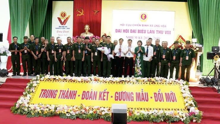 Hội Cựu chiến binh xã Ứng Hòa tổ chức Đại hội lần thứ VIII, khẳng định vai trò nòng cốt trong xây dựng và bảo vệ địa phương