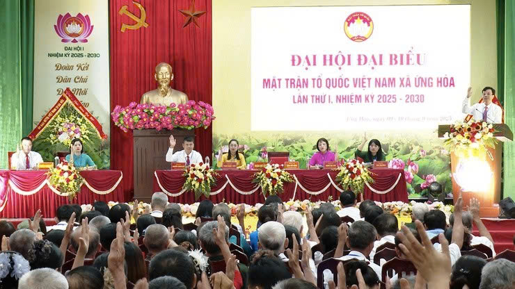 Đại hội MTTQ Việt Nam xã Ứng Hòa khai mạc: Hoàn thiện nhân sự, chuẩn bị định hướng nhiệm kỳ 2025-2030