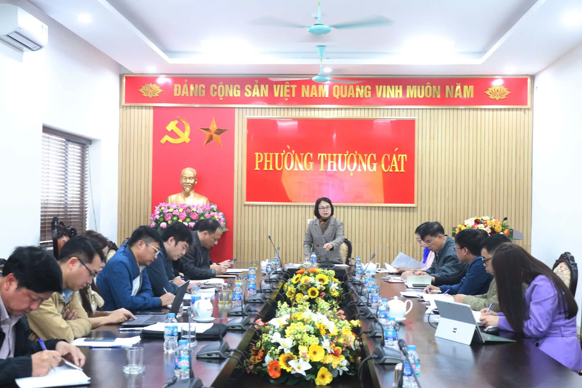 Phường Thượng Cát tổ chức hiệp thương lần thứ nhất: Thống nhất cơ cấu ứng cử đại biểu HĐND nhiệm kỳ 2026-2031