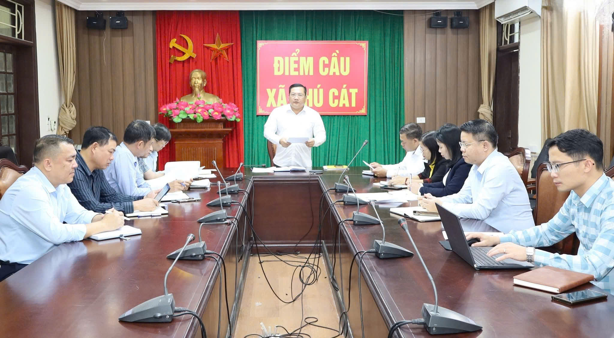 Xã Phú Cát hoàn tất hiệp thương về cơ cấu, thành phần và số lượng người được giới thiệu ứng cử đại biểu HĐND xã nhiệm kỳ 2026-2031