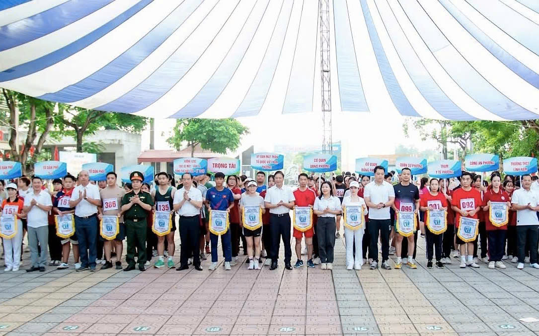 Sôi nổi Giải chạy Báo Hànộimới phường Vĩnh Hưng lần thứ I: Lan tỏa tinh thần thể thao trong giai đoạn vận hành mô hình mới