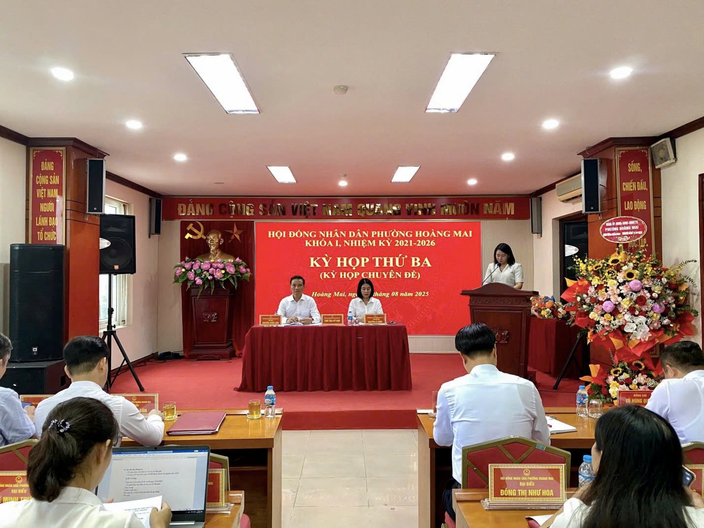 HĐND phường Hoàng Mai thông qua các nghị quyết quan trọng tại kỳ họp chuyên đề thứ 3