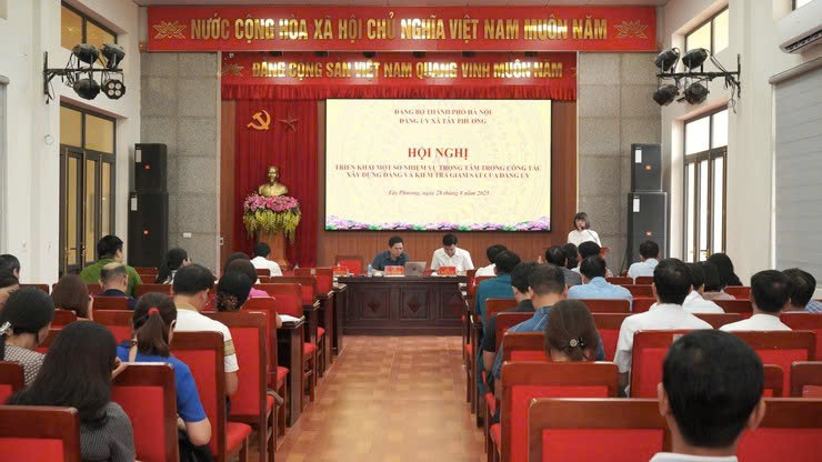 Phường Tây Phương siết chặt kỷ cương, nâng cao chất lượng công tác xây dựng Đảng và kiểm tra, giám sát