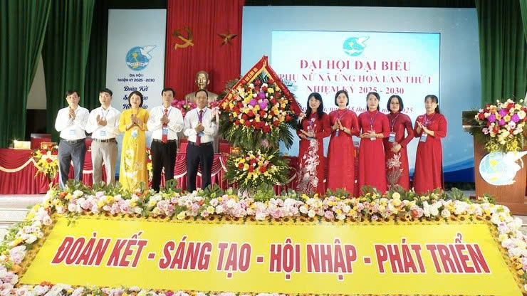 Hội LHPN xã Ứng Hòa nhiệm kỳ 2025-2030: Khẳng định vai trò nòng cốt, lan tỏa sức mạnh phụ nữ trong xây dựng quê hương