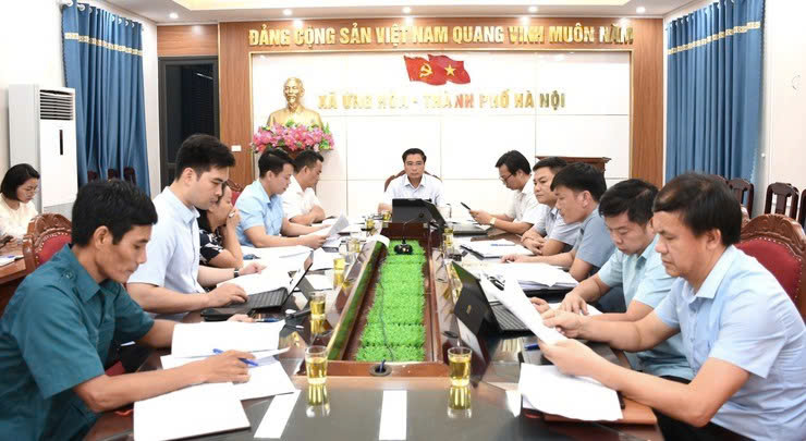 UBND xã Ứng Hòa tăng tốc hoàn thành nhiệm vụ tháng 9, siết chặt kỷ cương hành chính sau sáp nhập