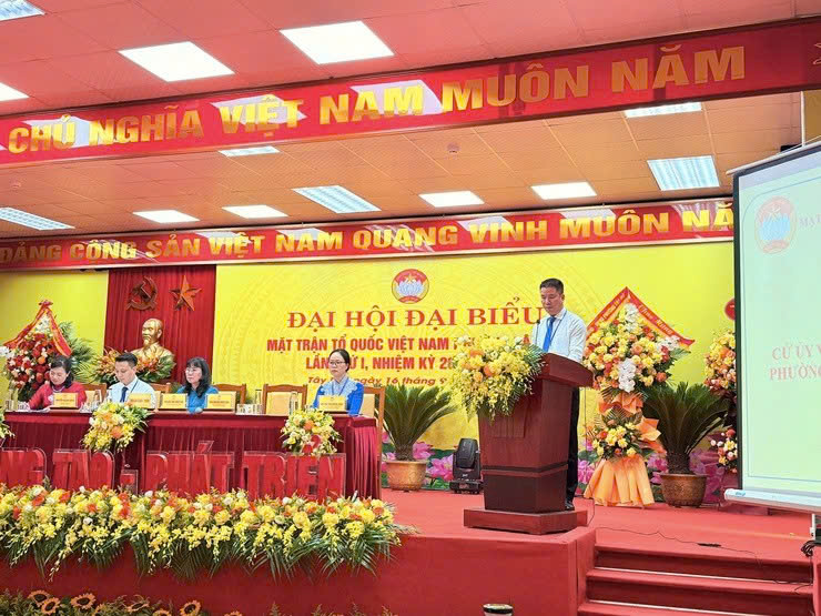 Phường Tây Mỗ đặt mục tiêu nâng tầm chất lượng đô thị văn minh trong nhiệm kỳ Mặt trận 2025-2030