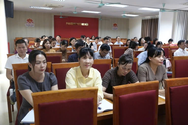Đảng ủy phường Dương Nội quán triệt Nghị quyết Đại hội I, tạo thống nhất hành động trong toàn hệ thống chính trị