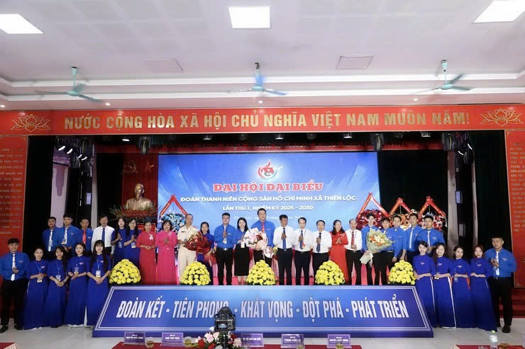 Đại hội Đoàn xã Thiên Lộc lần thứ I: Khơi dậy khát vọng cống hiến, kiến tạo thế hệ thanh niên bản lĩnh trong kỷ nguyên số