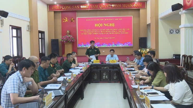 Xã Sóc Sơn: Tăng cường sức mạnh khu vực phòng thủ, giữ vững nền quốc phòng toàn dân trong giai đoạn mới