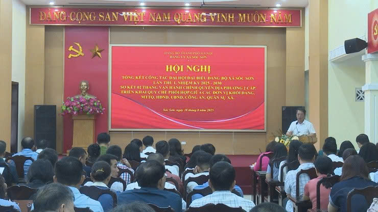 Đảng bộ xã Sóc Sơn tổng kết thành công Đại hội lần thứ I, nhiệm kỳ 2025-2030