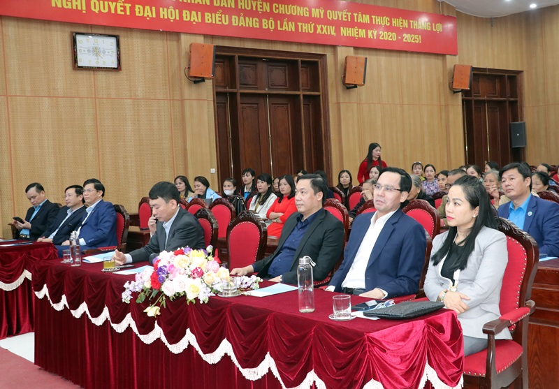 Hội LHPN huyện Chương Mỹ lan tỏa yêu thương qua chương trình “Xuân yêu thương” năm 2025