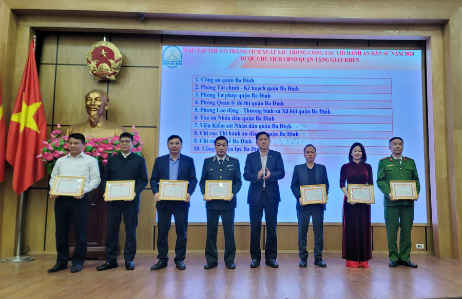 Quận Ba Đình đẩy mạnh công tác thi hành án dân sự, đảm bảo kỷ cương pháp luật